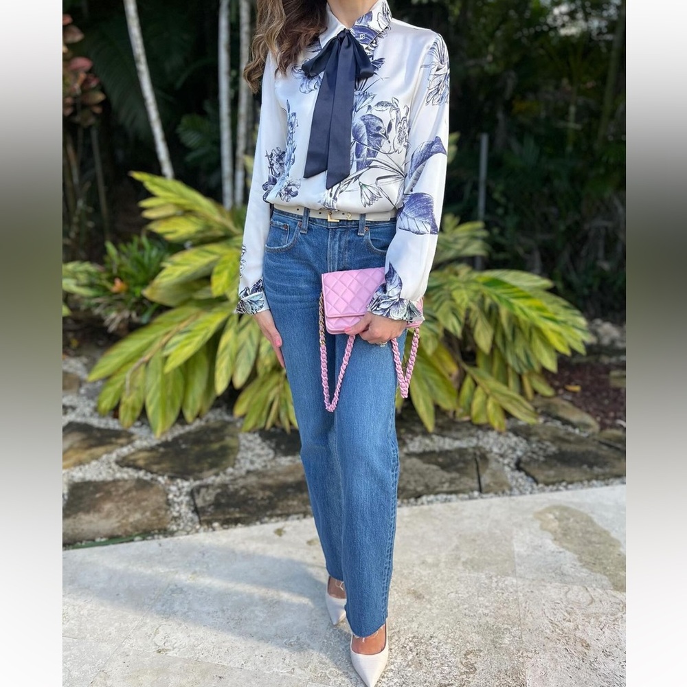 ZARA PRINTED SHIRT WITH TIE 2345/115